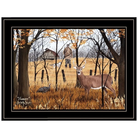 Homeroots Unaware 2 Black Framed Print Wall Art 406391