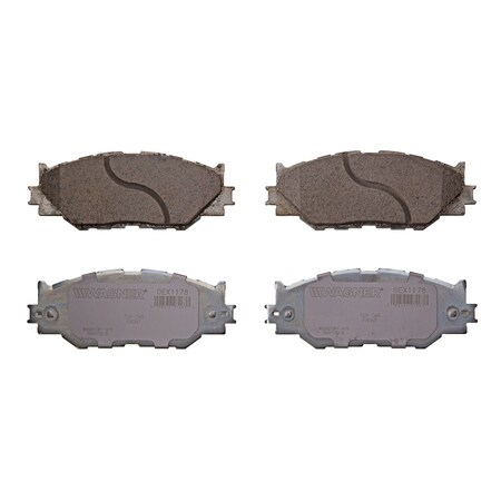 Wagner Brake OEX Front Disc Brake Pad Set Premium Semi - Met,  OEX1178