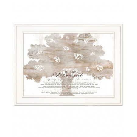Homeroots In the Moment 2 White Framed Print Wall Art 407605