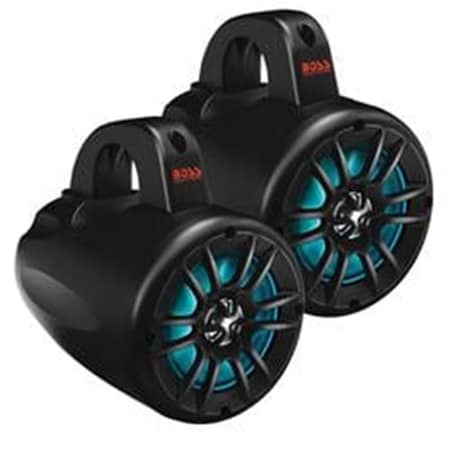 Boss Audio Systems Boss Audio  4 in. Amplified Wake Tower Multi-Color Illuminated Speakers - Black B40RGB