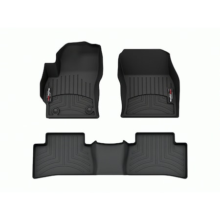Weathertech Black, Front and Rear Floorliners 441775-1-2