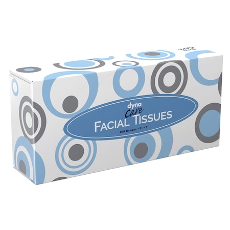 Dynarex Facial Tissues, 8"x7", 3000PK 1308