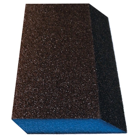 Webb Abrasives 3in x 5in x 1in Double Slant Sanding Block, Medium DSM