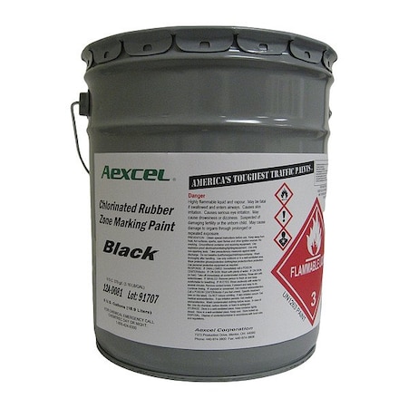 Ppg Striping and Marking Paint, Blacks, 5 gal AEX00338/EA