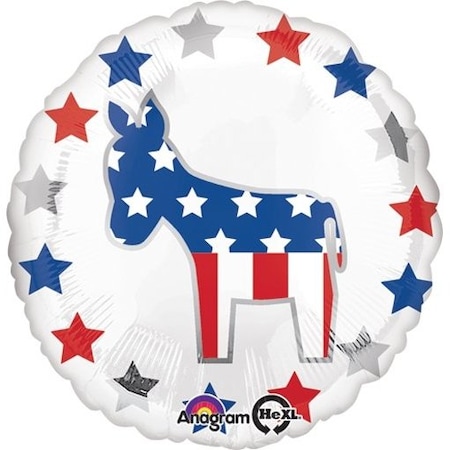 Loonballoon Standard USA Election Donkey Balloon USA Party Balloons Patriotic Day Decoration 2 pcs LB-87109