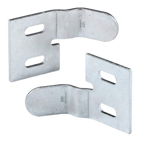 Prime-Line Prime-Line 0.56 in. D X 2.5 in. L Zinc-Plated Silver Steel Bi-Fold Door Aligner 2 pc N 6538