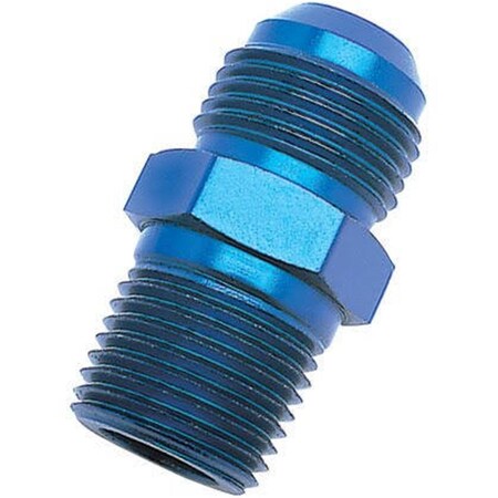 Kento Gear 0.25 in. Automotive Coupler Fitting 4 AN Male with 0.12 in. Pipe, Blue KE740206