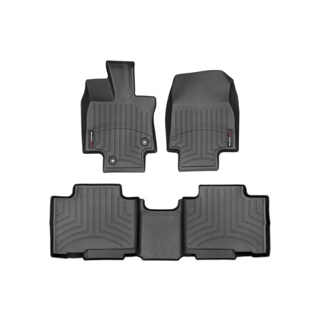 Weathertech Black, Front and Rear Floorliners 441609-1-4
