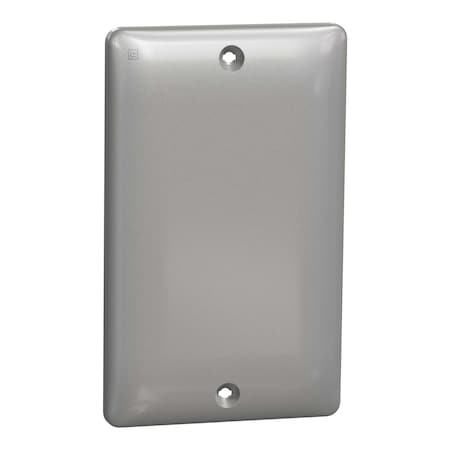 Square D Blank Plate, X Series, 1 Gang, Gray, Matte, Number of Gangs: 1 Polycarbonate, Matte Finish, Gray SQWS140001GY