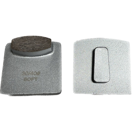 Vantage Product Diamond Grinding Disc for Redi Lock Grinders, 1 Oval Segment, 30/40 Grit, Soft Bond M-Redi-1O3040-S