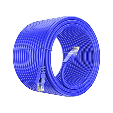 Maximm 250ft Cat6 Pure Copper UTP Ethernet Cable, Blue CAT6-250FTBlue