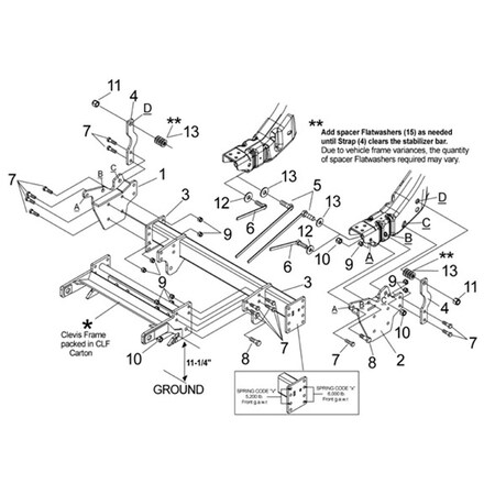 Olympian Athlete EZ Plus Mounting Kit for 2017 F250 - F350 Super Duty OL3300454
