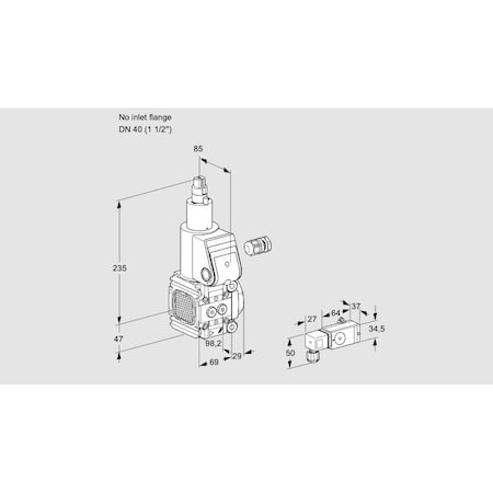 Honeywell Kromschroder VAS2-/40R/LW KS88026027