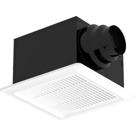 Dayton Bathroom Exhaust Fan, 4 in Duct dia. SP-AP0511W-1