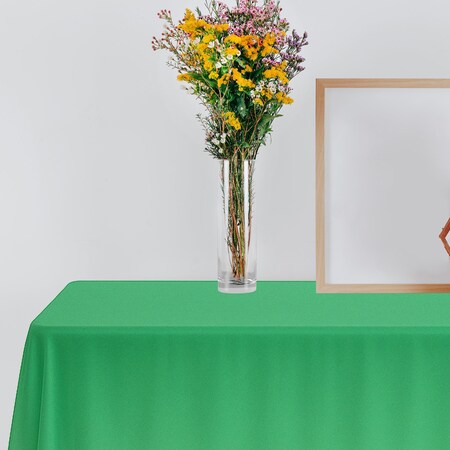 Smarty Had A Party 54 x 108 Hunter Green Rectangular Disposable Plastic Tablecloths 96 Tablecloths, 96PK 813270-HG-CASE