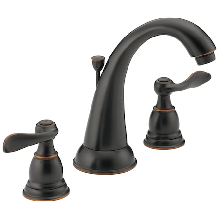 Delta Windemere Two Handle Widespread Bathroom Faucet B3596LF-OB
