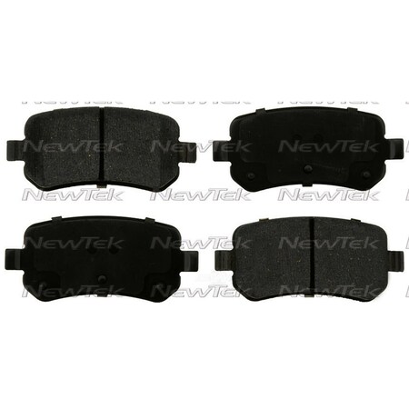 Newtek Automotive Usa Newtek Velocity Plus Economy Semi-Metallic w/Shim Disc Pads SMD1021