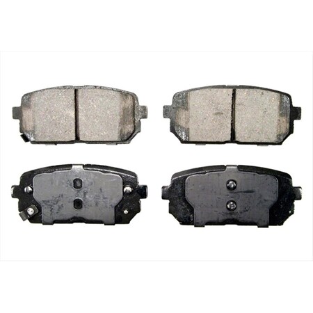 Wagner Brake ZD1296 CeRAMic Rear Brake Pads - Kia Rondo 2010-2012 W66-ZD1296