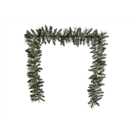 Celebrations 9 ft. L LED Prelit Multicolored Mixed Pine Garland 09-03020A