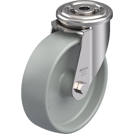 Blickle SS, Kingpin Swivel Caster, Nyln, 5", 330 lb. LEXR-POG 125G