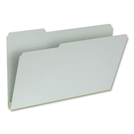 Pendaflex Recycled Colored File Folders, 1/3-Cut Tabs: Assorted, Legal Size, 1" Expansion, Light Green, 25PK 1006934