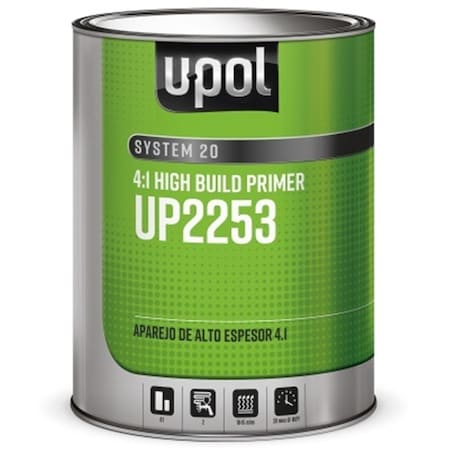 U-Pol System 20 4-1 High Build Primer, White - 1 gal UPL-UP2277