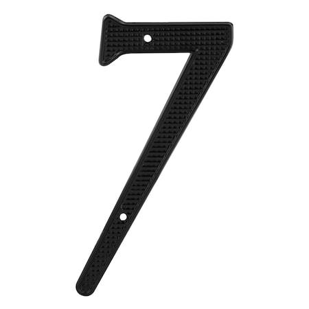 Primeline Tools 4 in. House Number 7, Diecast, Black Finish, PK2 MP4117