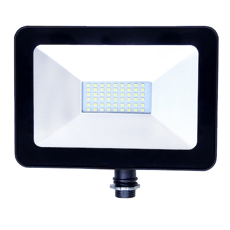 Factory 2U Lighting LED Flood Light 30w, 3000lm, 5000K, Knuckle Mount, 110-130V AC, Black 803821