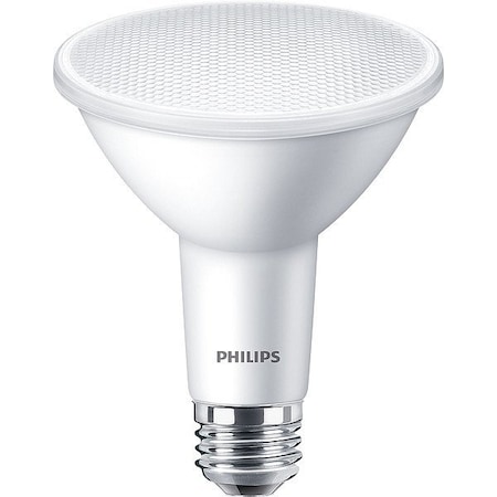 Philips Compact LED Lamp, 900 lm, 8.5 W, 120V 8.5PAR30L/COR/930/F25/D/P/ULW/T20 6/1FB