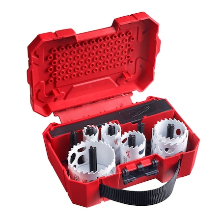 Milwaukee Tool 10 pc. HOLE DOZER with Carbide Teeth Electrician's Hole Saw Kit 49-22-3084