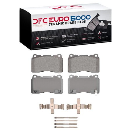 Dfc 5000 Euro Ceramic Disc Brake Pad Set,  1600-1001-06
