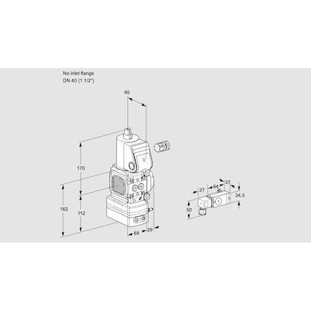Honeywell Kromschroder VAD2-/40R/NW-25A KS88027750