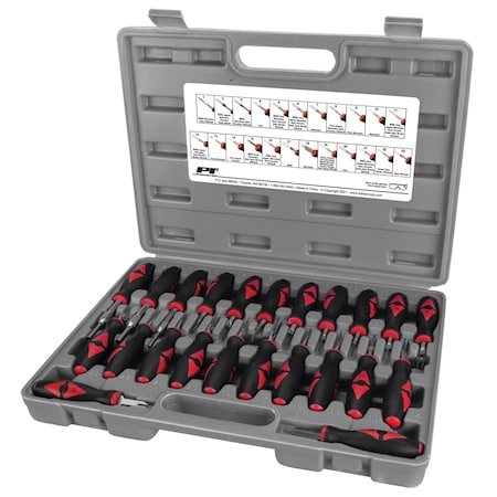 Performance Tool 23 pc. Terminal Release Kit, Vehicle Connectors, Stainless Steel, Case W89732