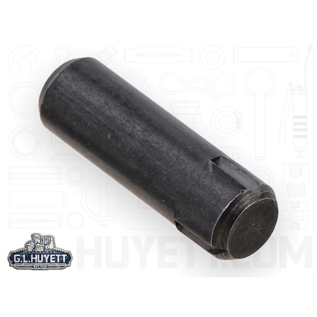 Huyett Type C Grooved Pin, Alloy Steel, 0.312 in Dia x 0.310 in Small End Dia x 1.000 in Length GPA-0312-1000-C
