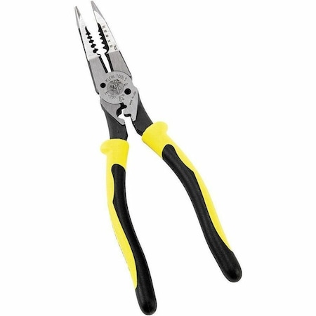 Klein Tools Pliers, All-Purpose Needle Nose Pliers with Crimper, 8.5-Inch J207-8CR