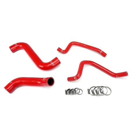 Hps Performance High Temp Reinforced Silicone Radiator and Heater Coolant Hose Kit, Red,  57-1809-RED