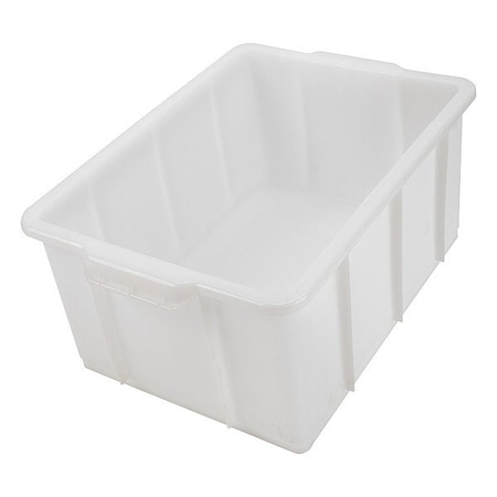 Zoro Select Stackable Tanks, 12 3/8 in W, 7 in H, HDPE 602