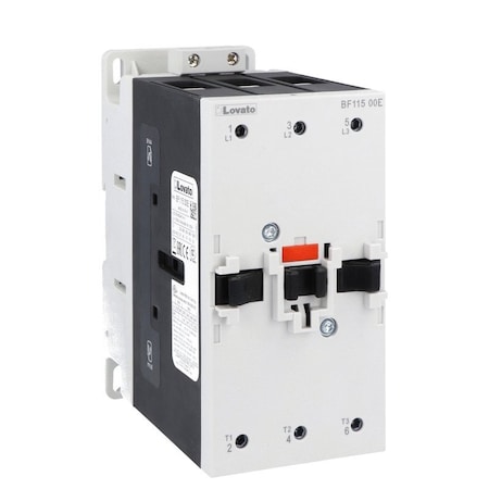 Lovato Three-Pole Contactor, Iec 115A BF11500E024