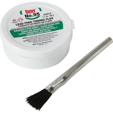 Do It Best No. 95 1.7 Oz. Lead-Free Tinning Flux with Brush Powdered 53095