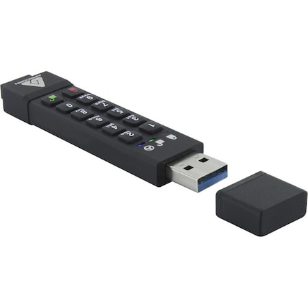 Apricorn 128GB 256-BIT AES XTS HW ENCRYPTED SECURE USB 3.0 MEM KEY ASK3Z-128GB