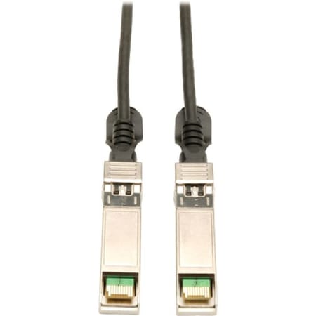 Tripp Lite 1M SFP+ 10GBASE-CU TWINAX PASSIVE COPPER CABLE BLACK 3FT N280-01M-BK