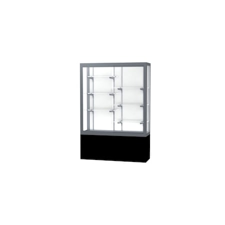 Ghent Display Case 48x66x16, White, Satin 13404-WB-SN