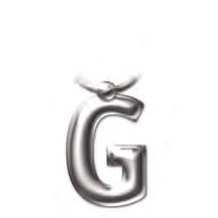 That Company Called If Solid Metal Initial Keyring - G 2207