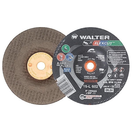 Walter Flap Wheels, 1 1/2" dia., PK10 15F104