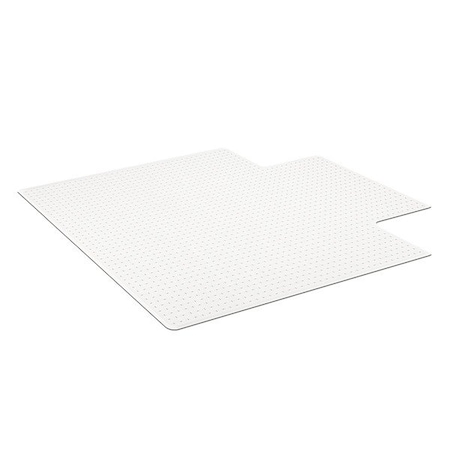 Es Robbins Chair Mat, 60" L, 46" W, Vinyl, Clear 128373