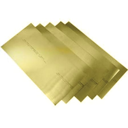 K&S Brass 3x4'' Brass Shim, 4PK 258