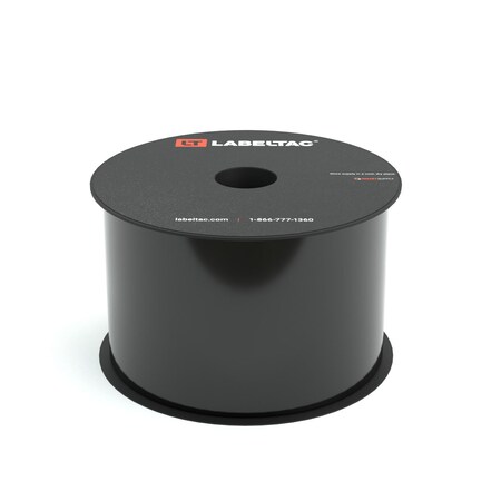 Labeltac LabelTac 4 and Pro Model High Performance 10-Year Vinyl Supply 3in x 150ft, Black LT303HP