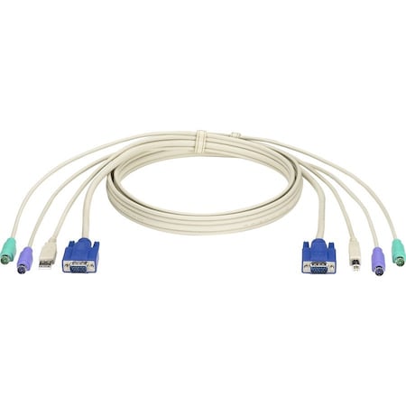Black Box This Kvm Cpu Cable Can Be Used To Connect A Vga And Ps/2 Or Usb EHN7001213UVP-0009
