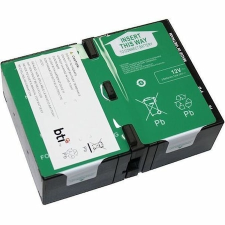 Battery Technology BTI 12V 2-CELL LEAD ACID UPS BATTERY FOR APC BN1080G, BN1250G, BN1 APCRBC123-TAA
