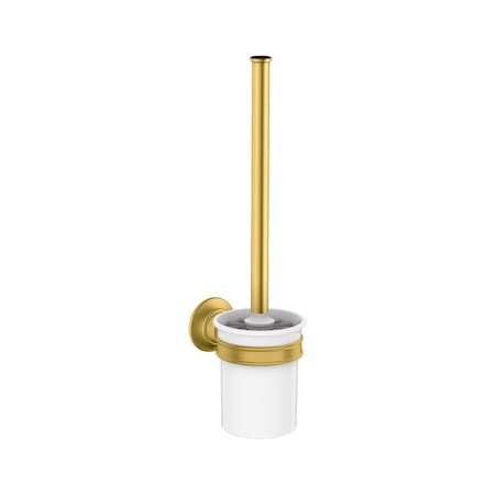 Axor Montreux Toilet Brush with Holder Wall-Mounted in Brushed Gold Optic 42035250